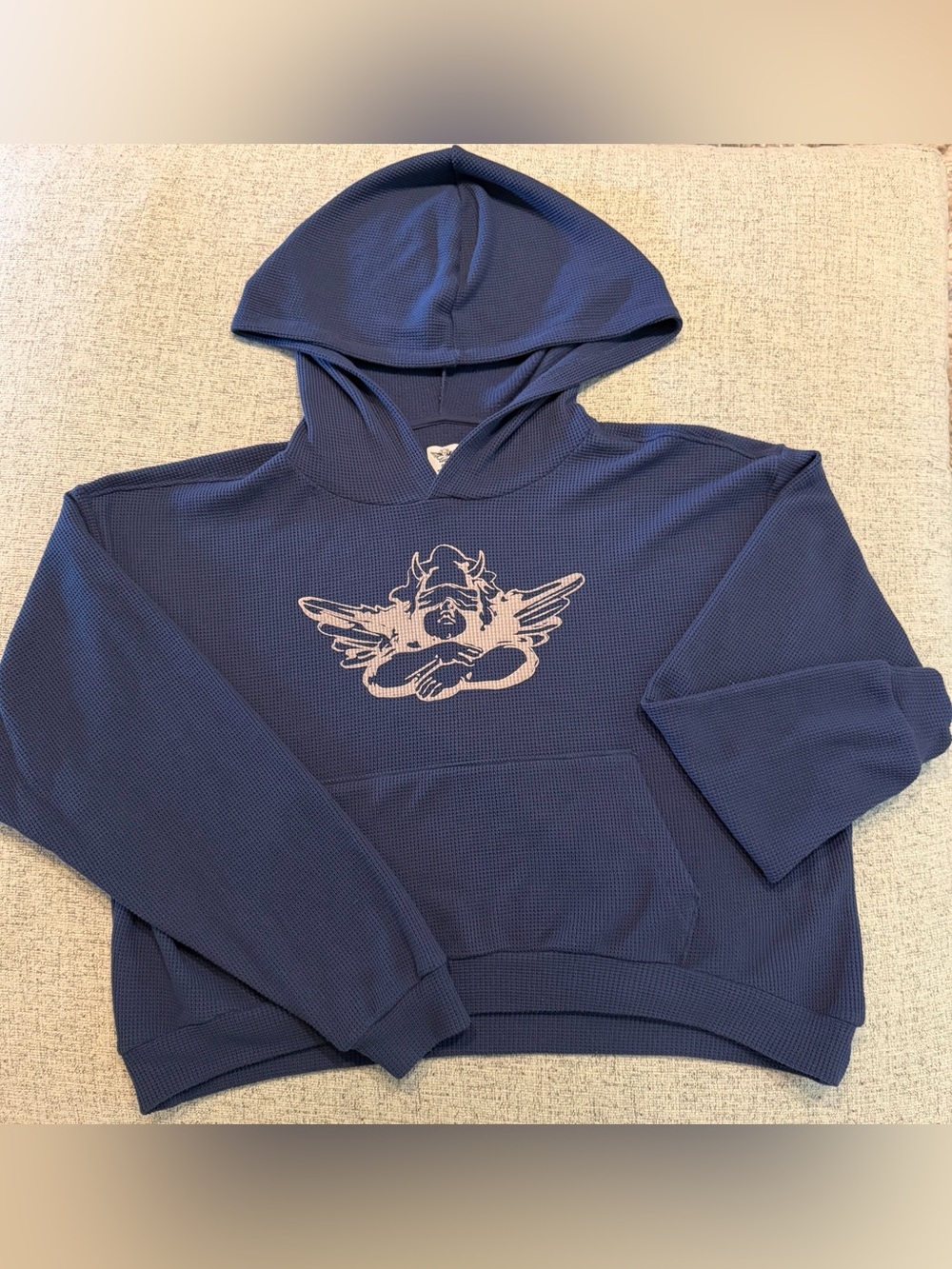 Boys Lie Waffle Knit Hoodie